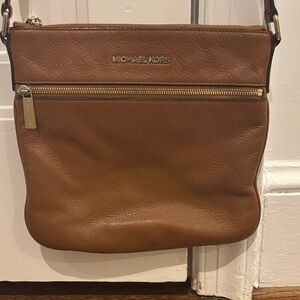 Michael Kors Tan Leather Crossbody Bag